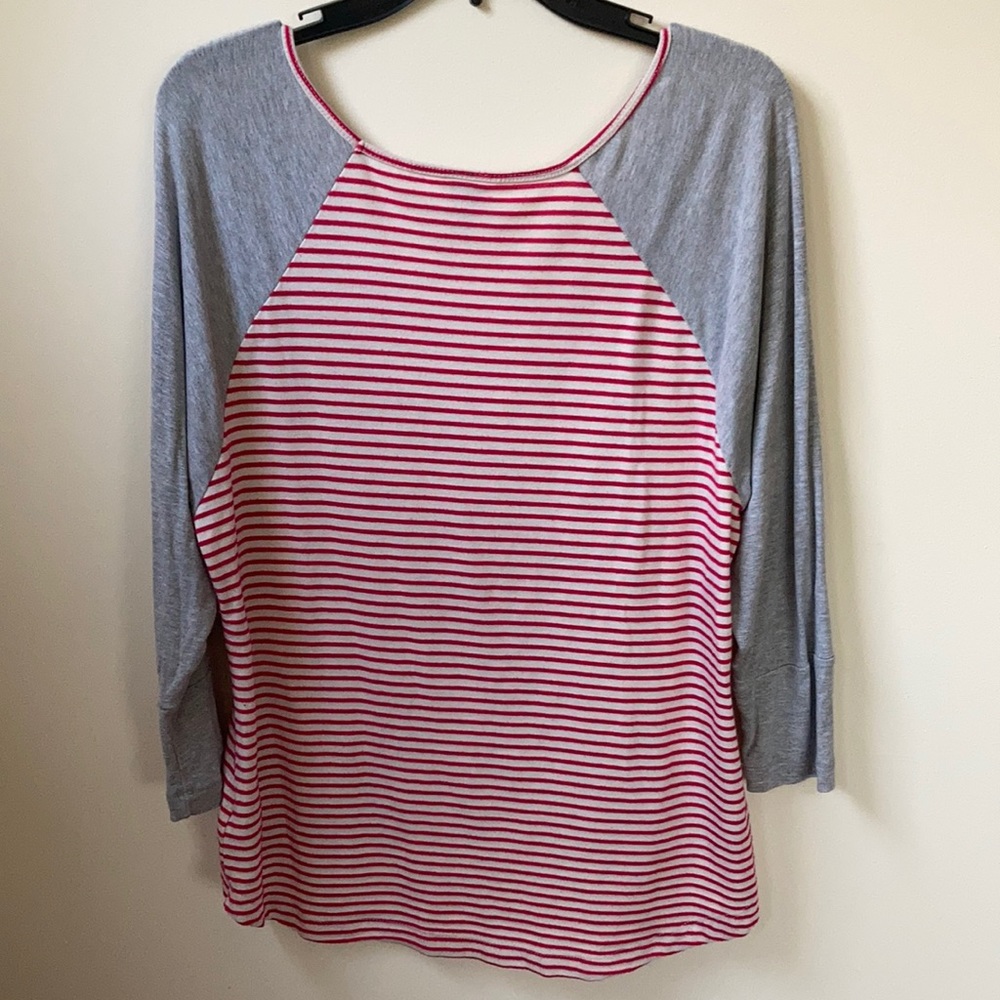 Women’s Roxy Shirt Color Block Top - Picture 3 of 3